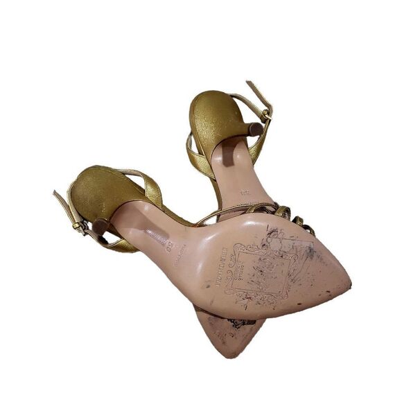 Brunomagli Gold Sandal size 6 - Picture 6 of 7